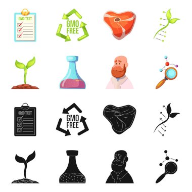 Vektör tasarımı ve imzası. Ağ için depolama sembolü kümesi.