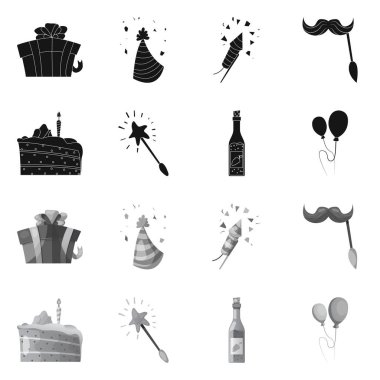 Parti ve Doğum işareti yalıtılmış nesne. Parti ve kutlama hisse senedi simgesi için web topluluğu.