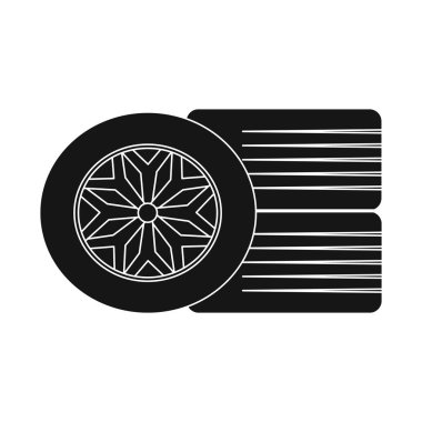 Araba ve ralli simge vektör tasarımı. Araba ve yarış hisse senedi vektör çizim topluluğu.