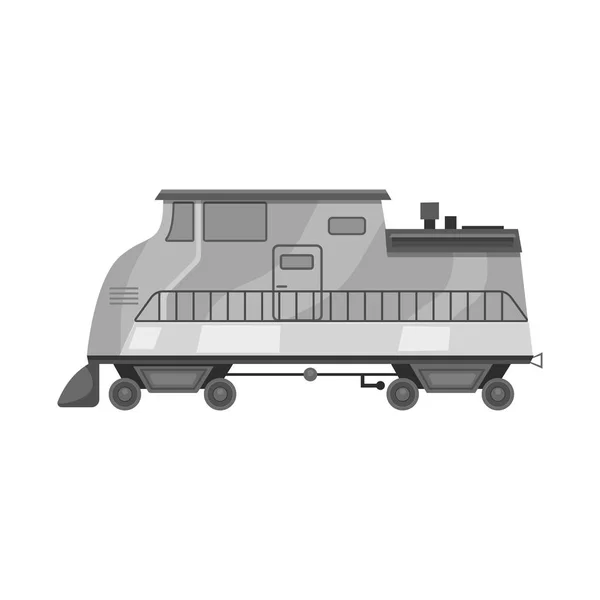 Diseño vectorial de la señal de tren y estación. Colección de tren y ticket vector icono para stock . — Archivo Imágenes Vectoriales