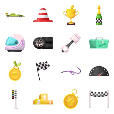 Araba ve ralli işareti yalıtılmış nesne. Araba ve yarış hisse senedi simgesi web için kümesi.