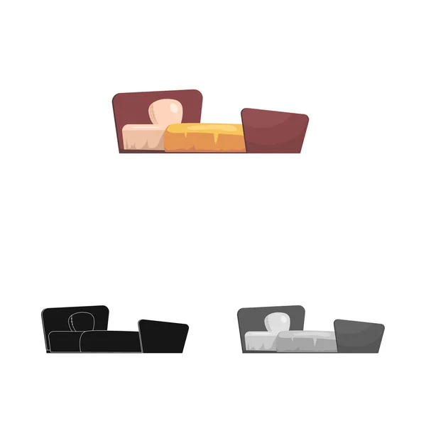 Conception vectorielle de meubles et icône de l'appartement. Collection de meubles et de la maison stock symbole pour le web . — Image vectorielle