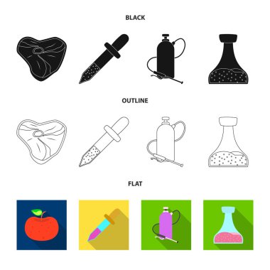 Yalıtılmış nesne ve kutsal kişilerin resmi. Koleksiyon ve hisse senedi illüstrasyon vektör.