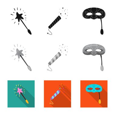 Parti ve Doğum günü simge vektör Illustration. Parti ve kutlama hisse senedi simgesi için web topluluğu.