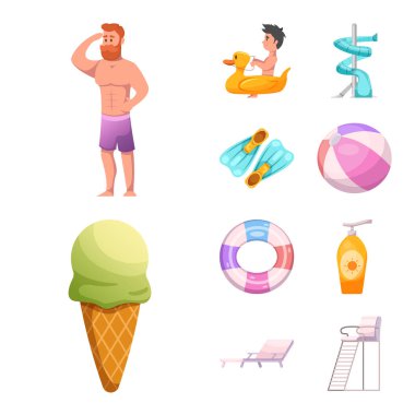 Havuzu ve yüzme logo vektör Illustration. Havuzu ve etkinlik hisse senedi simgesi için web topluluğu.