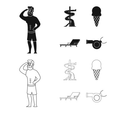 Yalıtılmış nesne havuzu ve yüzme simgesi. Havuzu ve etkinlik hisse senedi simgesi için web topluluğu.