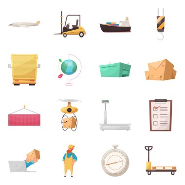 Yalıtılmış nesne mal ve kargo simgesi. Ürünler ve ambar hisse senedi simgesi için web topluluğu.