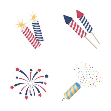 Festival ve yaz logo vektör tasarımı. Hisse senedi için Festivali ve tatil vektör simge kümesi.