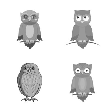 Hayvan ve dövme simge vektör Illustration. Hayvan ve vahşi hisse senedi vektör çizim topluluğu.