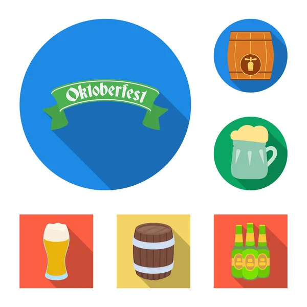 Vektor-Design von Minimal und Pint Icon. Set von minimalen und handwerklichen Vektor-Illustrationen. — Stockvektor