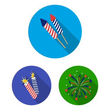 Festival ve yaz logo vektör Illustration. Web için Festivali ve tatil hisse senedi simgesi kümesi.