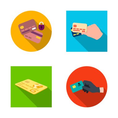 Kredi ve para simgesinin vektör resmi. Kredi ve vektör simge stok satınalma.