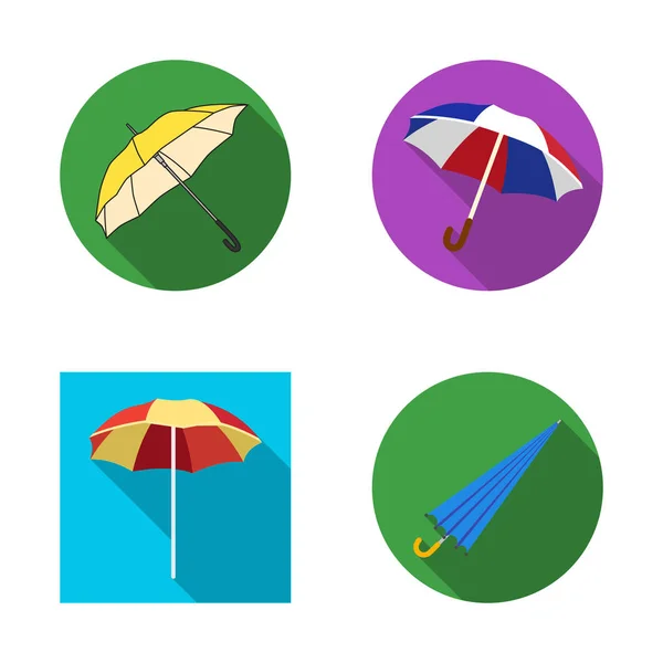 傘とクラウド アイコンのベクター デザイン。傘と雨の株式ベクトル イラスト集. — ストックベクタ