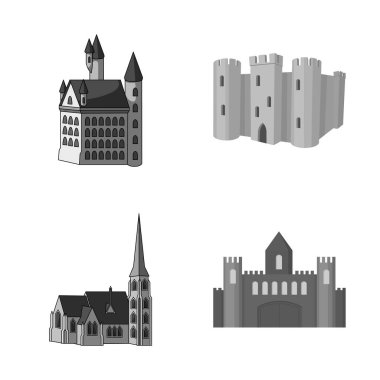 Peri masalı ve Ortaçağ simge vektör tasarımı. Masal ve hikaye hisse senedi simgesi için web topluluğu.