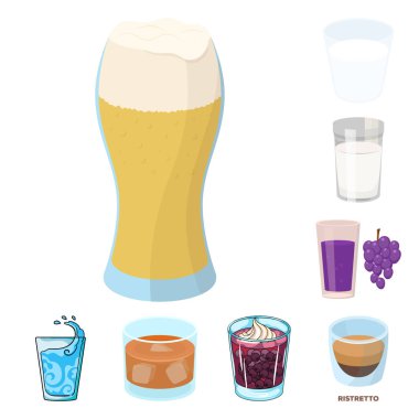 Cam ve Şeffaf logo vektör tasarımı. Cam ve boş hisse senedi vektör çizim.