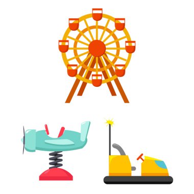 Eğlenceli ve at işareti vektör Illustration. Hisse senedi simgesi web için eğlenceli ve sirk topluluğu.