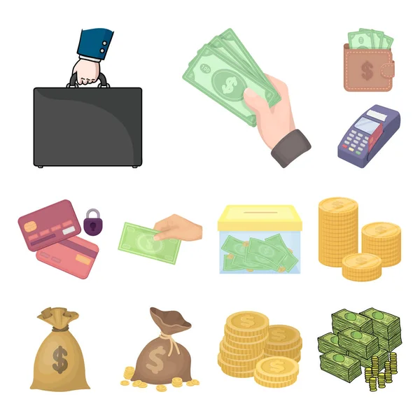 Illustrazione vettoriale dell'icona di pagamento e prestito. Serie di pagamento e illustrazione vettoriale dello stock finanziario . — Vettoriale Stock