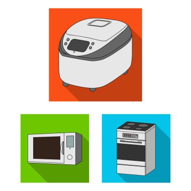 Yiyecek ve iç simge vektör Illustration. Gıda ve hisse senedi için Ocak vektör ikon koleksiyonu.