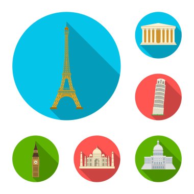 Bina ve şehir simge vektör Illustration. Bina ve iş vektör simgesini hissenin koleksiyonu.