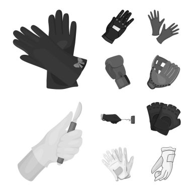 Yalıtılmış nesne örme ve kaleci logosu. Örme ve web için hisse senedi simgesi el kümesi.