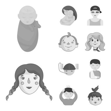 Kız ve erkek simgesi yalıtılmış nesne. Web için kız ve okul hisse senedi simgesi kümesi.