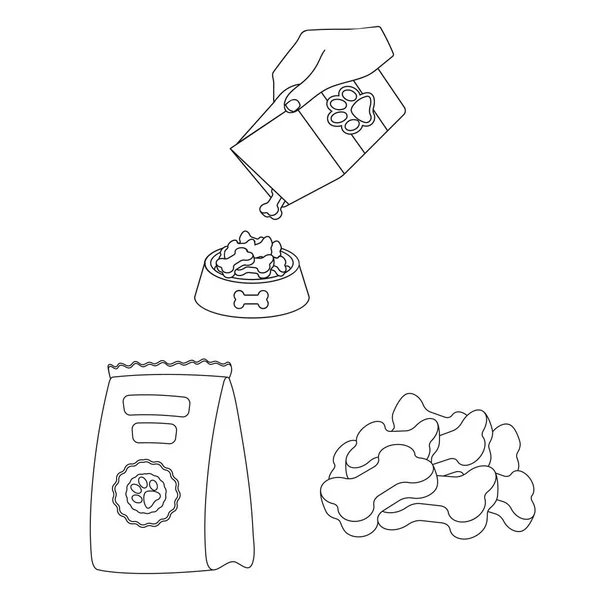 Изолированный объект пищевой и оловянной символики. Коллекция векторной иконки для хранения продуктов питания и бутылок . — стоковый вектор