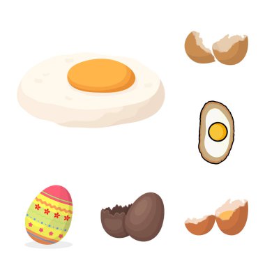 Yumurta ve kahvaltı logo vektör Illustration. Yumurta ve yemek hisse senedi vektör çizim topluluğu.