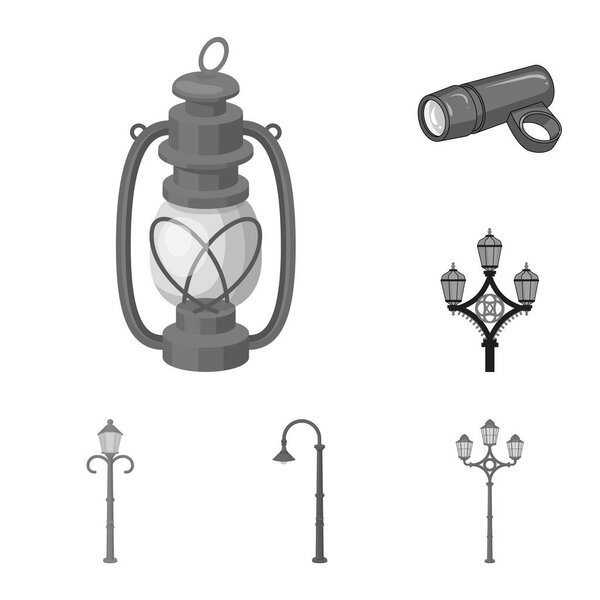 Vector design of moon and holiday icon. Collection of moon and ramadan stock vector illustration.