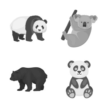 Uyku ve kahverengi logo yalıtılmış nesne. Uyku ve hayvan hisse senedi vektör çizim.