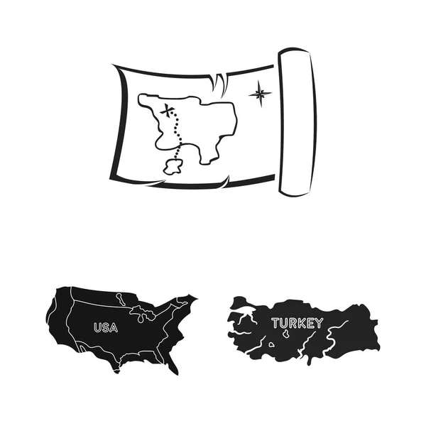 Ilustração vetorial do símbolo médio e leste. Coleta de ilustração vetorial de estoque de meio e país . —  Vetores de Stock