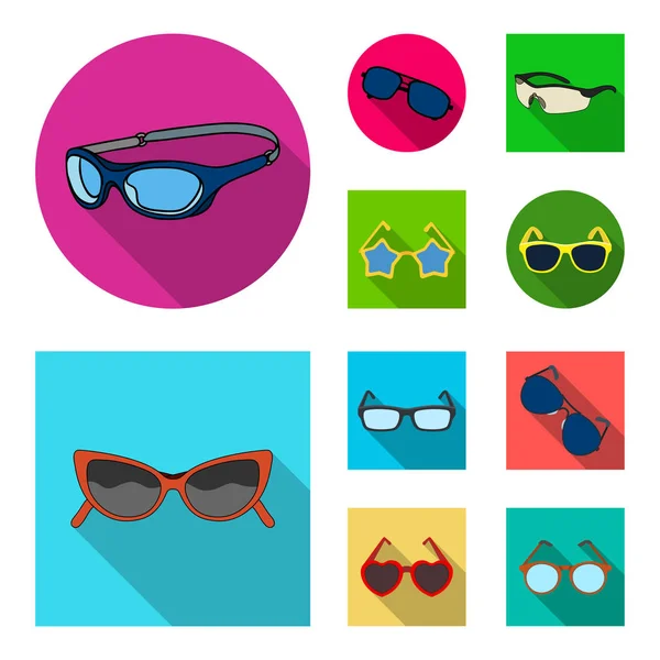 Geïsoleerde object van zomer en strand symbool. Collectie voor zomer en mode voorraad vectorillustratie. — Stockvector