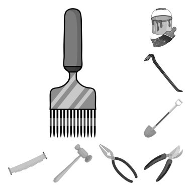 Aracı ve inşaat logo vektör Illustration. Aracı ve marangozluk hisse senedi vektör çizim seti.