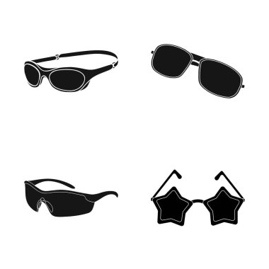 Yaz ve plaj logo vektör Illustration. Hisse senedi için yaz ve moda vektör simge topluluğu.