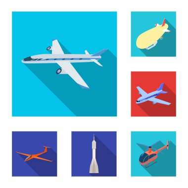 Taşıma ve nesne logo vektör tasarımı. Taşıma ve kayma vektör simgesini hissenin koleksiyonu.