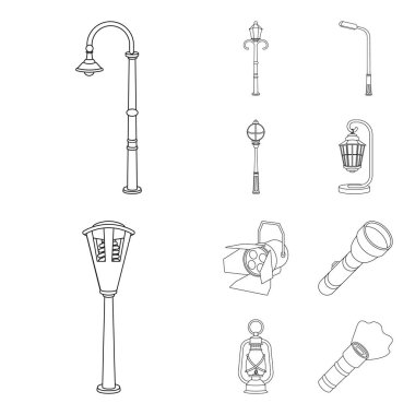 Ay ve tatil simge vektör Illustration. Ay ve ramazan hisse senedi vektör çizim topluluğu.