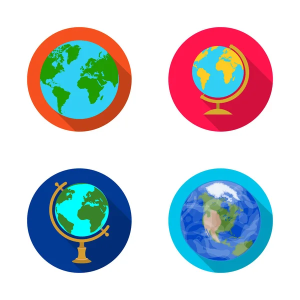 Elkülönített objektum a globe és a világ. Készlet-ból világ és a föld vektor ikon készletek. — Stock Vector
