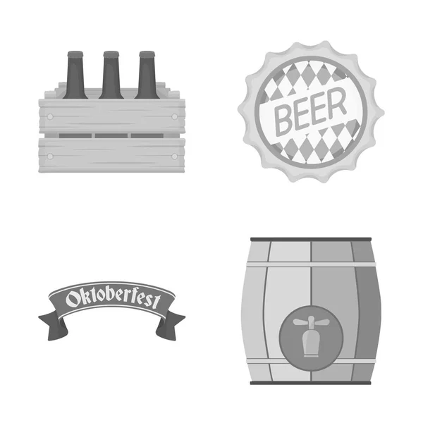 Objeto isolado de logotipo mínimo e pint. Coleção de ilustração vetorial de estoque mínimo e artesanal . — Vetor de Stock