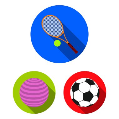 Topu ve futbol logo vektör Illustration. Top ve basketbol hisse senedi vektör çizim topluluğu.