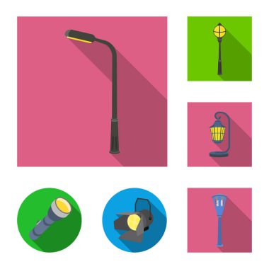 Ay ve tatil sembolü yalıtılmış nesne. Ay ve ramazan hisse senedi vektör çizim seti.