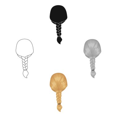 Işık helezon. Karikatür tarzı vektör simge stok çizim web arka saç modeli tek simge.