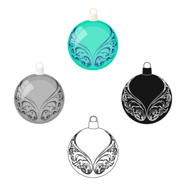 Topu tek simge karikatür tarzı. Web toyvector sembol stok illüstrasyon.