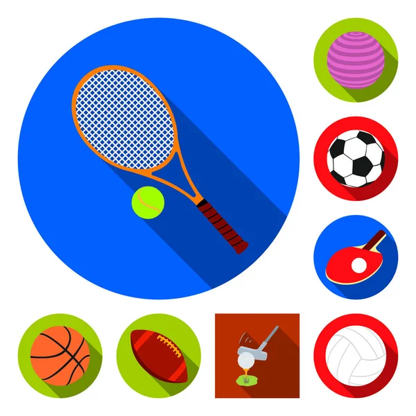 野球とサッカーのサインのベクター デザイン ボールとバスケット ボールの株式ベクトル図のセット — ストックベクタ