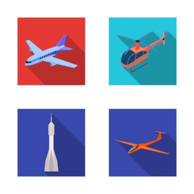 Tasarım ulaşım vektör ve işareti nesne. Taşıma ve kayma vektör simgesini hissenin koleksiyonu.