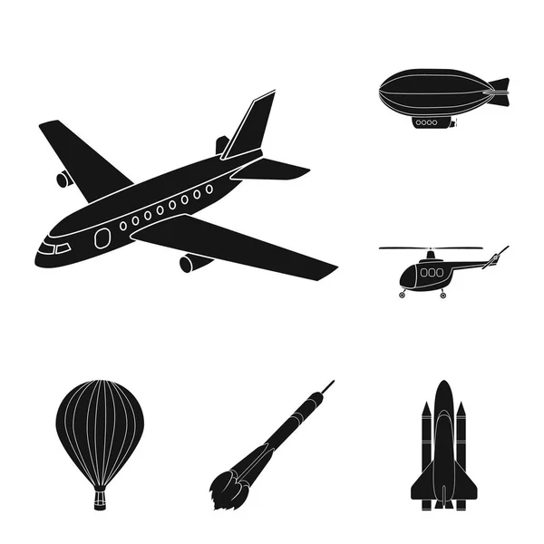 Diseño vectorial del icono de transporte y objeto. Juego de transporte y material de deslizamiento símbolo para web . — Vector de stock