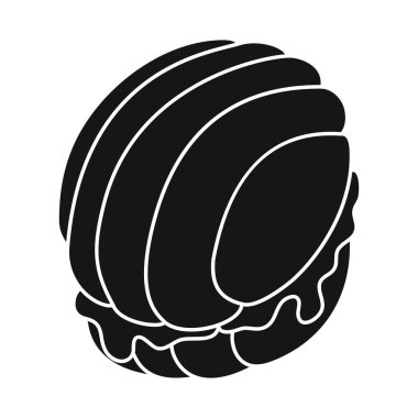 Tatlılık ve ürün simge vektör tasarımı. Tatlılık ve hisse senedi için tatlı vektör ikon koleksiyonu.