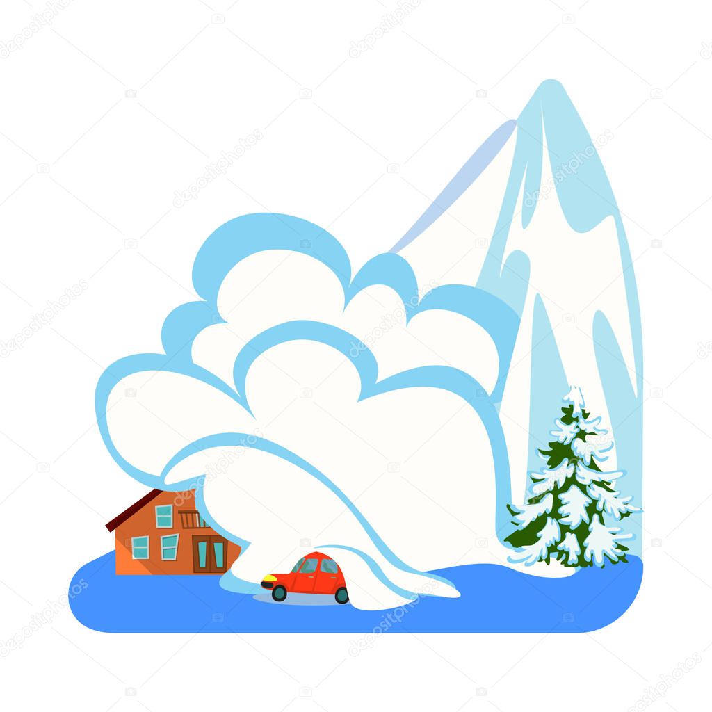 Vector illustration of cataclysm and disaster logo. Collection of cataclysm and apocalypse  stock symbol for web.