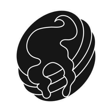 Tatlılık ve ürün logo vektör tasarımı. Tatlılık ve tatlı hisse senedi simgesi için web topluluğu.