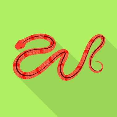 Cilt ve sürüngen işareti vektör Illustration. Cilt ve tehlike hisse senedi vektör çizim seti.