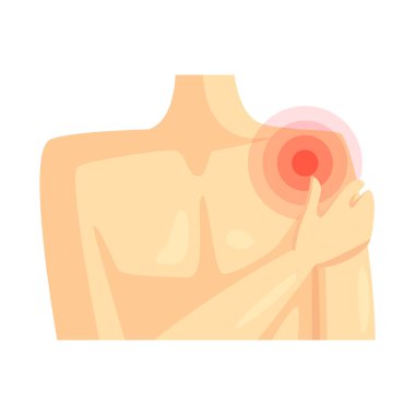 Ağrı ve hastalık simgesi yalıtılmış nesne. Ağrı ve yaralanma hisse senedi vektör çizim topluluğu.