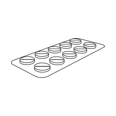 Eczane ve ilaç sembolü yalıtılmış nesne. Hisse senedi için eczane ve sağlık vektör simge topluluğu.